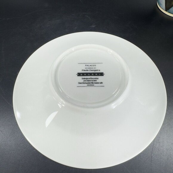 Sasaki Palazzo Teacup And Saucer Set Diamond Square Ceramic Set 2 Paula Zanger - Picture 11 of 16